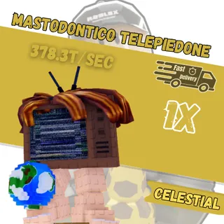 🌟Mastodontico telepiedone 378.3T/sec🌟