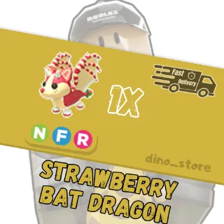 Strawberry bat dragon NFR - adopt me