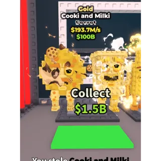 Gold cooki and milki