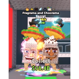 Fragrama and chocrama 2.8b/sec