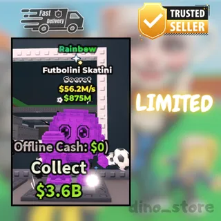 🌟Rainbow futbolini skatini🌟limited - steal a brainrot