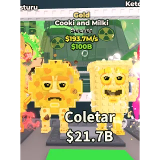 Gold cooki and milki ( new secret - rare )
