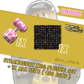 all ftf- flee the facility ( include the new sets) 400 sets + moo moo plushie ( unique )