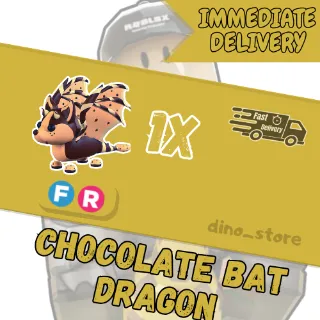 Chocolate bat dragon FR - adopt me