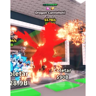 Rainbow dragon cannelloni 3.7b/sec ( The only one available on Gameflip - Rare ) 🌈🌈