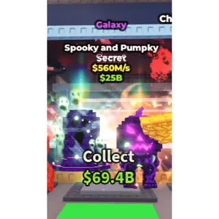  🌟galaxy spooky and pumpky 560m/s🌟