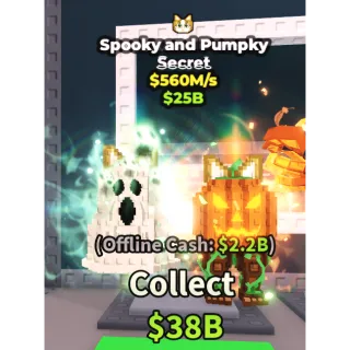  Spooky and pumpky ( trait meowl rare ) - 560m/s