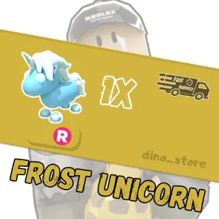 Frost unicorn R ( 20% off )  - adopt me