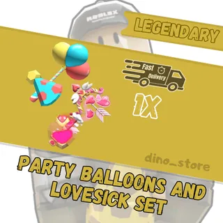 🌟Party balloons and lovesick set🌟