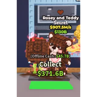🌟Rosey and teddy chocolate 907.5m/s🌟 rare