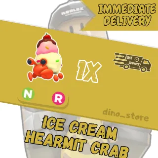 Ice cream hermit crab NR  - adopt me