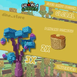 🌟3x candy blossom elder ( original ) + 2x pancake cosmetic - global account🌟