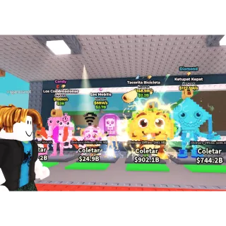  Steal a brainrot bundle ( Candy los combinasionas ( rare ), los mobilis 88m/s, tacorita148.5m/s and Diamond ket 122.5m/s )