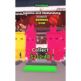 Rainbow garama and madundung 600m/s