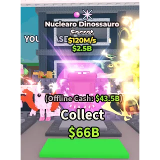 Nuclearo dinossauro 120m/sec