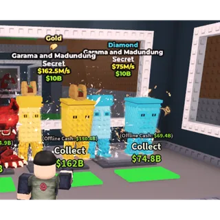 🌟2x garama and madundung ( gold and diamond🌟