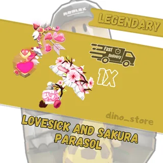  🌟Lovesick and sakura parasol set - flee the facility🌟