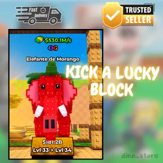 🌟strawberry elephant🌟 kick a lucky block
