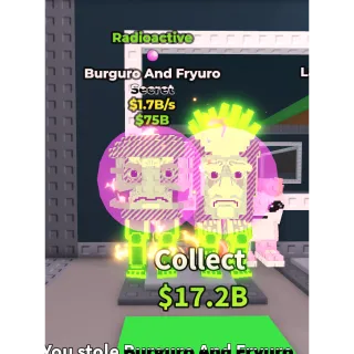 Radioactive burguro and fryuro 1.7b ( new mutation ) ☢️