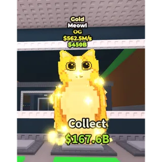 Gold meowl 562.5m/s OG 🦉⭐ 