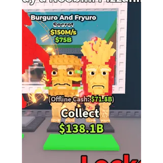 Burguro and fryuro 150m/sec