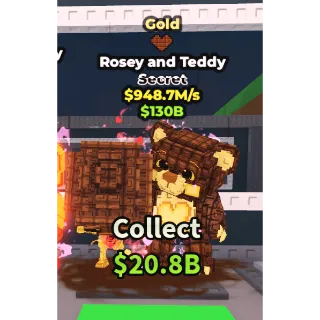 🌟Gold chocolate rosey and teddy 948.7m/s