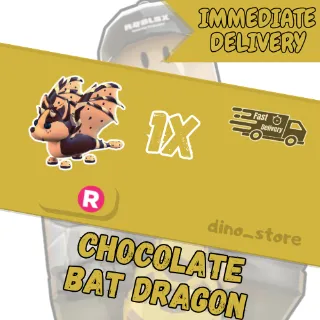 Chocolate bat dragon R - adopt me