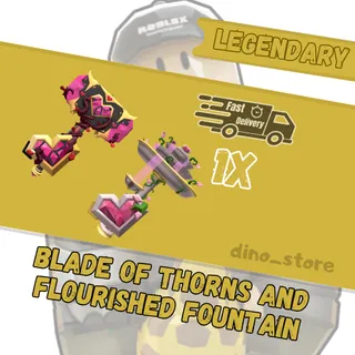 🌟blade of thorns and Flourished Fountain🌟flee the facility