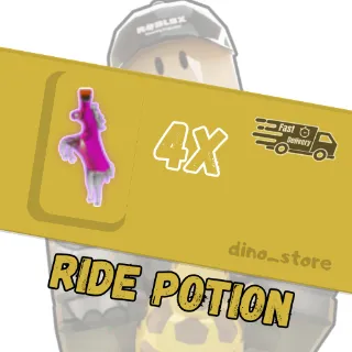 4x Ride potion - adopt me