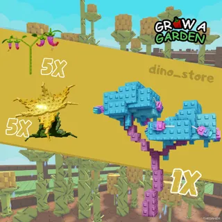 1x candy blossom, 5x honey suckle, 5x dragonpepper - rare