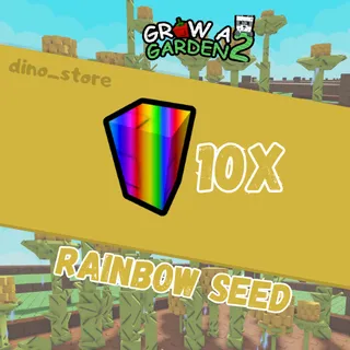 10x Rainbow seed - grow a garden 2
