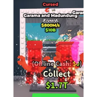 🌟Cursed garama and madundung 800m/s🌟