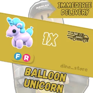 Ballon unicorn FR  - adopt me