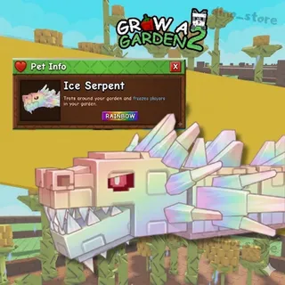 Rainbow ice serpent - grow a garden 2