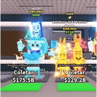 Steal a brainrot bundle ( diamond la secret and gold ketchuru 138.1m/s )