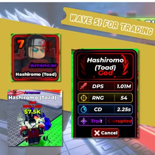 DEFEND YOUR BASE WITH ANIME - HOSHIROMO ( TOAD ) 1.01MSEC