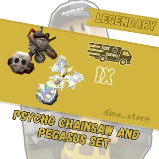 Psycho Chainsaw and pegasus set - flee the facility