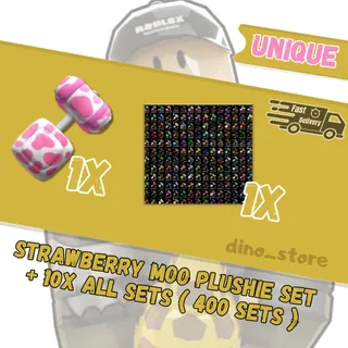 all ftf- flee the facility ( include the new sets) 400 sets + moo moo plushie ( unique )