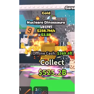  Gold nuclearo dinossauro 258.7m/sec