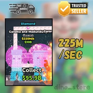 diamond garama 225m/sec