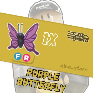 purple butterfly FR  - adopt me