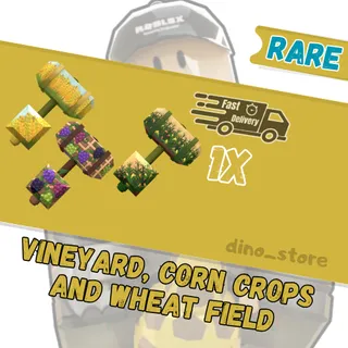 Vineyard, Corn Crops and Wheat Field sets - flee the facility