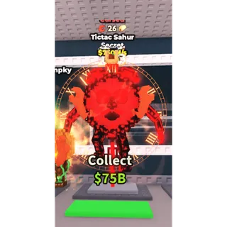 Cursed tictac sahur 750m/s