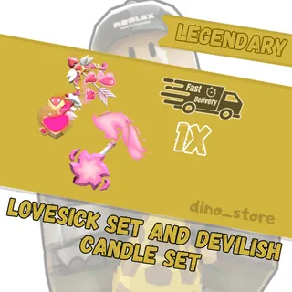  🌟Lovesick and devilish candle set🌟