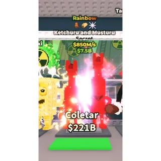 Rainbow ketchuru and musturu 850m/sec ( rare )🌈