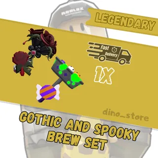  🌟Gothic bouquet and spooky brew set🌟 - flee the facility