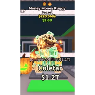 Money money puggy 220.5m/sec