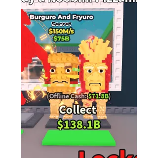 Burguro and fryuro 150m/sec