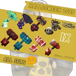  🌟hallooween 2025 ( Paranormal Balloon, batwing basher,Bloodthirst Axe, Psycho Chainsaw and more )🌟