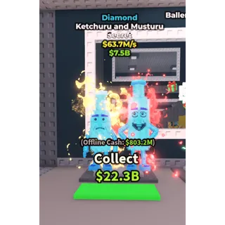 Diamond ketchuru and musturu ( cheap )